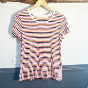 Gap Striped Colored Tee Shirt Size M